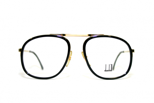 Dunhill 6082 90 Vintage Eyeglasses Frame Gold Black