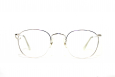 Algha 14 KT GF Eyeglasses Frame Vintage White Gold Filled Panto Quadro
